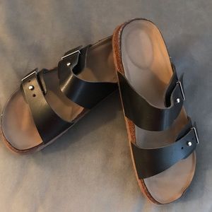 SOLD Madden Girl Black Sandals 7.5